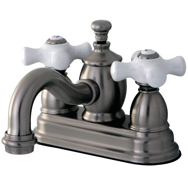 KS7108PX 4" Centerset Bathroom Faucet, Brushed Nickel